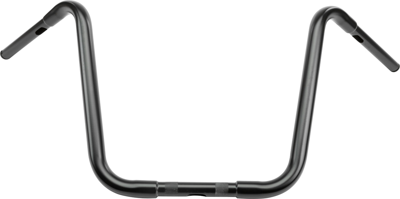 16" Satin Black Ape Hangers 1" Thru Clamp  Tbw