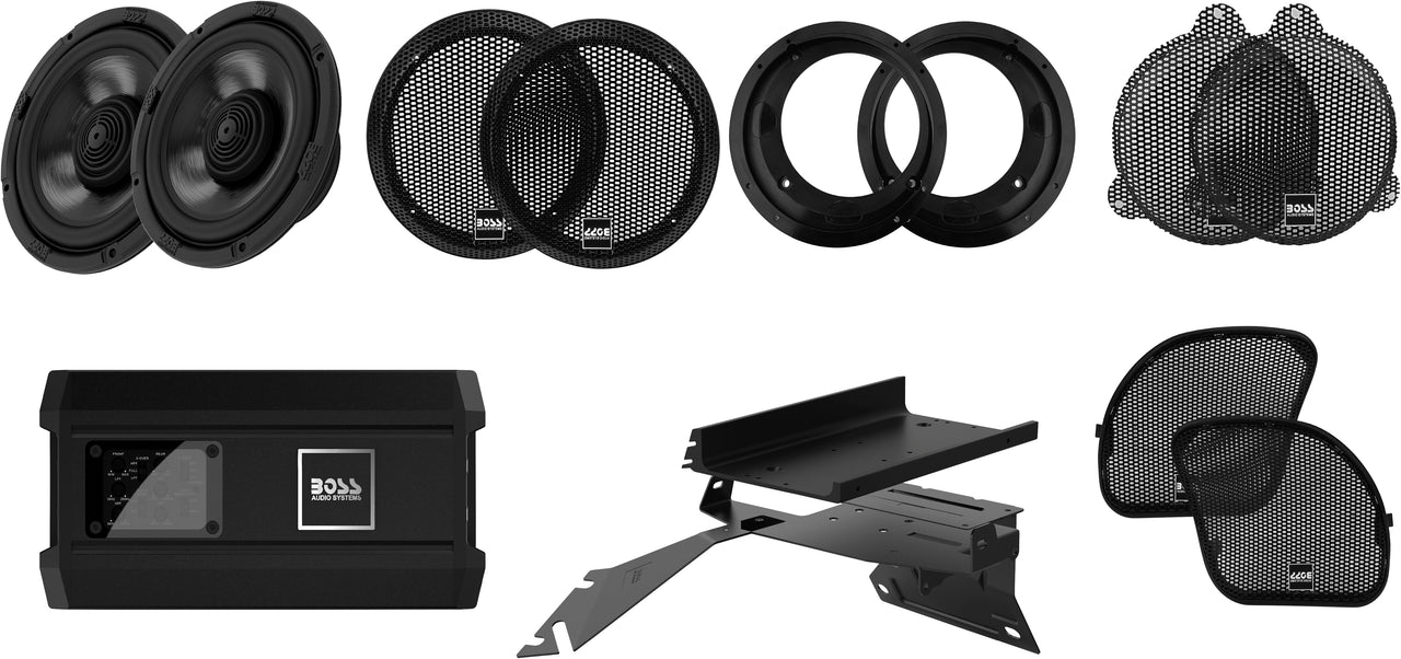 Front Audio Kit `98 Up Flh Fltr
