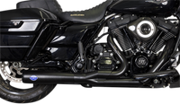 Thumbnail for S&S CYCLE 2-into-1 Diamondback Exhaust System - Guardian Black - 50-State 550-1027A