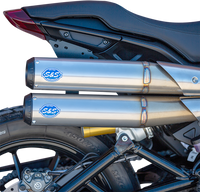 Thumbnail for S&S CYCLE Grand National 2:2 50 State Exhaust - Stainless Steel 550-0950B