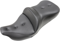Thumbnail for SADDLEMEN Roadsofa* Seat - Heated - Pillow Top - without Backrest - Black - '09-'23 FLHTCUTG 808-07B-181THC