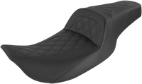 Thumbnail for SADDLEMEN Slim Seat - Black - Lattice Stitch - '99-'07 FL 897-06-162
