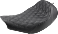 Thumbnail for SADDLEMEN Renegade Solo Seat - Lattice Stitched - Black I14-07-002LS