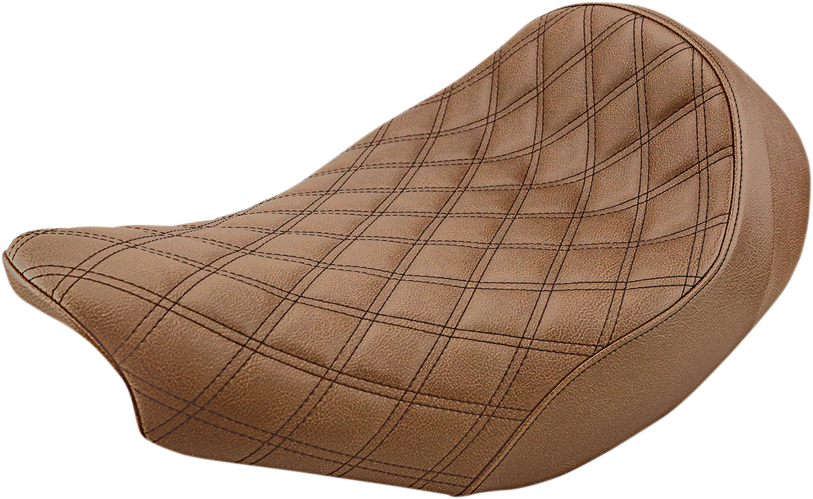 SADDLEMEN Renegade Solo Seat - Lattice Stitched - Brown I14-07-002BLS