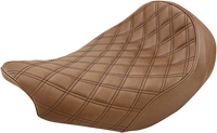 Thumbnail for SADDLEMEN Renegade Solo Seat - Lattice Stitched - Brown I14-07-002BLS