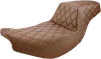Thumbnail for SADDLEMEN Step-Up Seat - Full Lattice - Brown - Indian I14-07-175BR