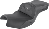 Thumbnail for SADDLEMEN Heated Roadsofa* Seat - Carbon Fiber - Without Backrest - Black - Indian I20-06-185HCT