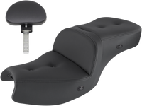 Thumbnail for SADDLEMEN Pillow-Top Heated Roadsofa* Seat - With Backrest I20-06-181BRHCT