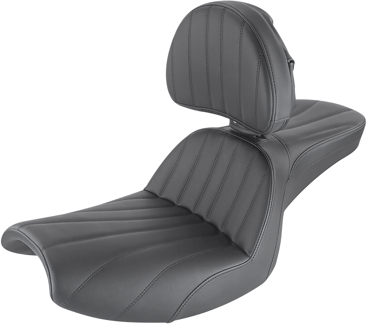 SADDLEMEN Step-Up Seat - Lattice Stitched - Jessup - With Backrest JJ88209BR
