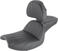 Thumbnail for SADDLEMEN Step-Up Seat - Lattice Stitched - Jessup - With Backrest JJ88209BR