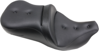 Thumbnail for SADDLEMEN Pillow-Top Roadsofa* Seat - with Backrest - Black - FLH/FLT '08-'23 808-07B-181