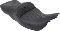 Thumbnail for SADDLEMEN Roadsofa* Seat - Full Lattice Stitch - without Backrest - FLT/FLH '97-'07 897-07-182