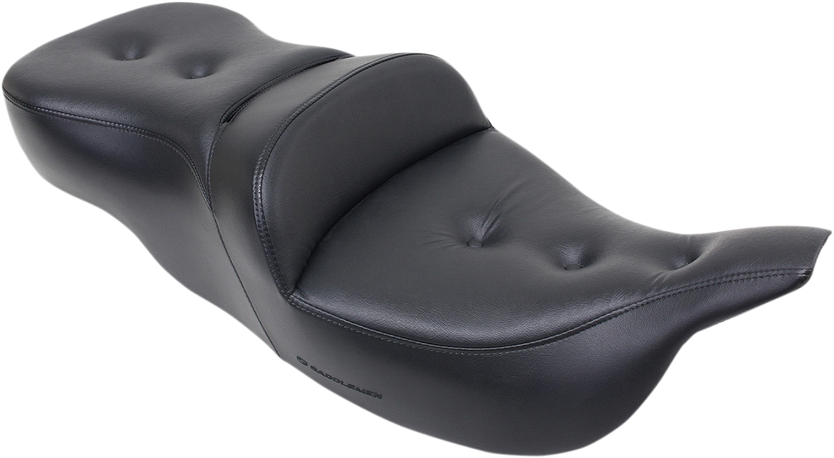SADDLEMEN Pillow Top Roadsofa* Seat - Heated - Black 897-07-181HCT
