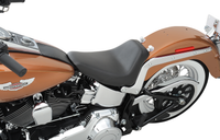 Thumbnail for SADDLEMEN S3 Super Slammed Seat - Solo - Black - '06-'17 FLSTC 806-15-002D