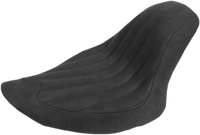Thumbnail for SADDLEMEN Knuckle Solo Seat - Ribbed - Black - FB 806-12-0023