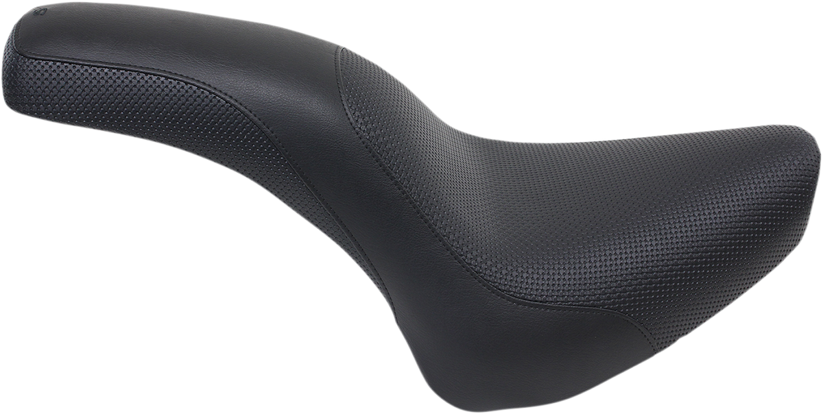 SADDLEMEN Profiler* Basket-weave Seat - Black - Softail '00-'05 800-01-147