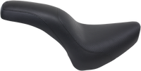 Thumbnail for SADDLEMEN Profiler* Basket-weave Seat - Black - Softail '00-'05 800-01-147