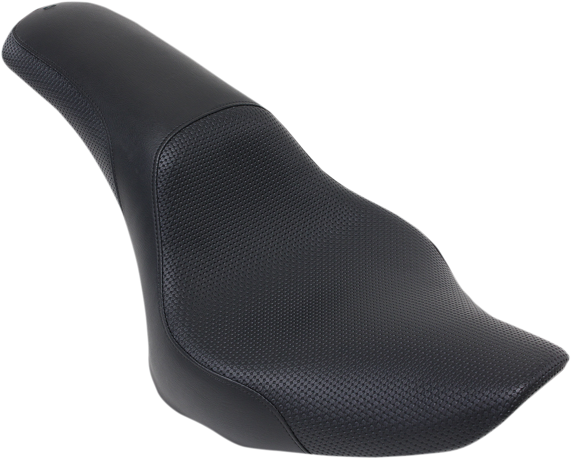 SADDLEMEN Profiler* Basket-weave Seat - Black - FB '07-'17 806-12-147