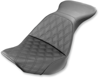 Thumbnail for SADDLEMEN Explorer Seat - Lattice Stitched - FLSTN 806-15-029LS