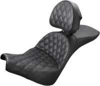 Thumbnail for SADDLEMEN Explorer Seat - Lattice Stitched - Backrest 818-30-030LS