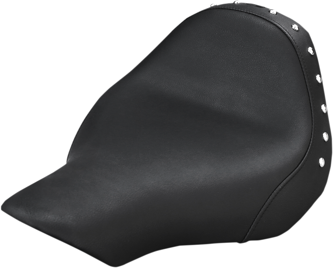 SADDLEMEN Seat - Renegade* Solo - Black - Studded 813-27-001