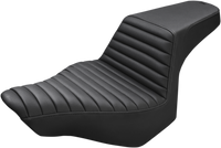 Thumbnail for SADDLEMEN Step-Up Seat - Front Tuck-n-Roll - Black - FXSB 813-27-171