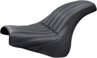 Thumbnail for SADDLEMEN Knuckle 2-Up Seat - Ribbed - Black 818-28-047K