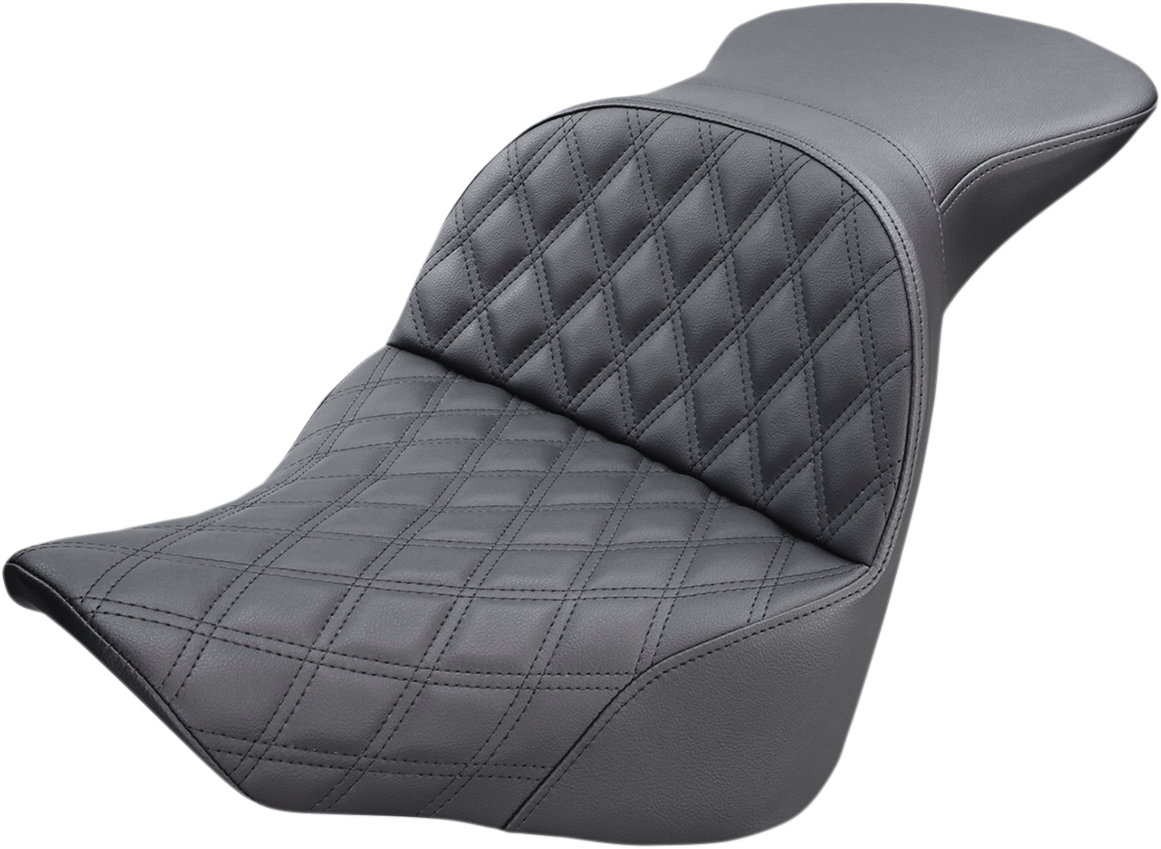 SADDLEMEN Explorer Seat - Lattice Stitched - FL/FX '18-'23 818-27-029LS