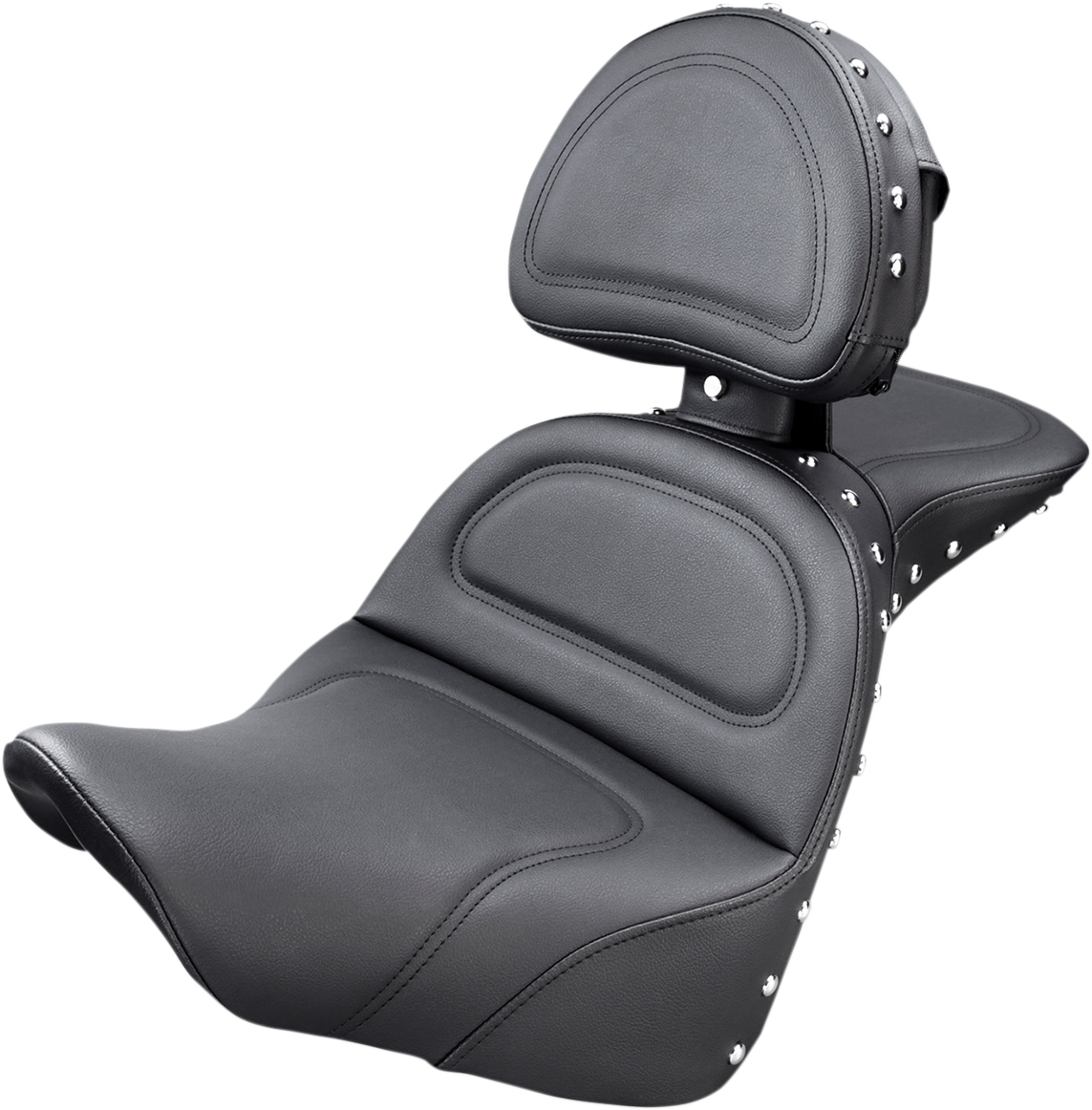 SADDLEMEN Explorer Special Seat - Backrest - Black - FL/FX '18-'23 818-27-040