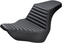Thumbnail for SADDLEMEN Step-Up Seat - Front Tuck-n-Roll - Black 818-29-171
