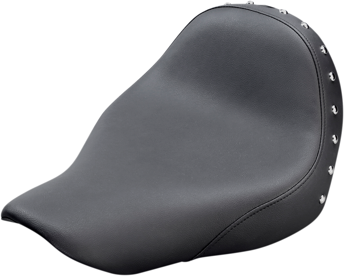 SADDLEMEN Seat - Renegade* Solo - Black - Studded 818-29-001