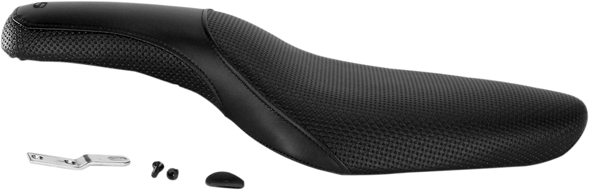 SADDLEMEN Profiler* Basket-weave Seat - Black - XL '82-'03 879-03-147