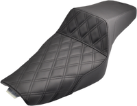 Thumbnail for SADDLEMEN Step-Up Seat - Front Lattice Stitch - Black - XL 807-11-172