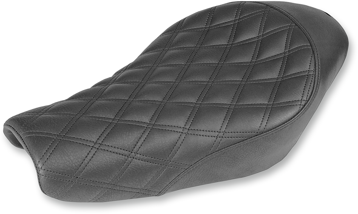 SADDLEMEN Renegade Solo Seat - Lattice Stitched - Black - XL 807-11-002LS