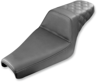 Thumbnail for SADDLEMEN Step-Up Seat - Rear Lattice Stitch - Black - XL 807-11-173