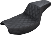 Thumbnail for SADDLEMEN Step-Up Seat - Full Lattice Stitch - Black - FXR 882-09-175