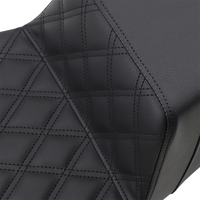 Thumbnail for SADDLEMEN Step-Up Seat - Extended Reach - Front Lattice Stitch - FL '08-'23 808-07B-172E