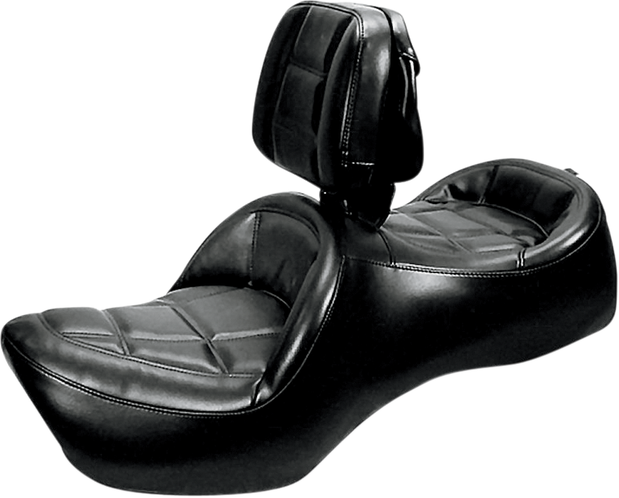 SADDLEMEN Roadsofa* Seat - Includes Backrest - Black - GL1200 H923J