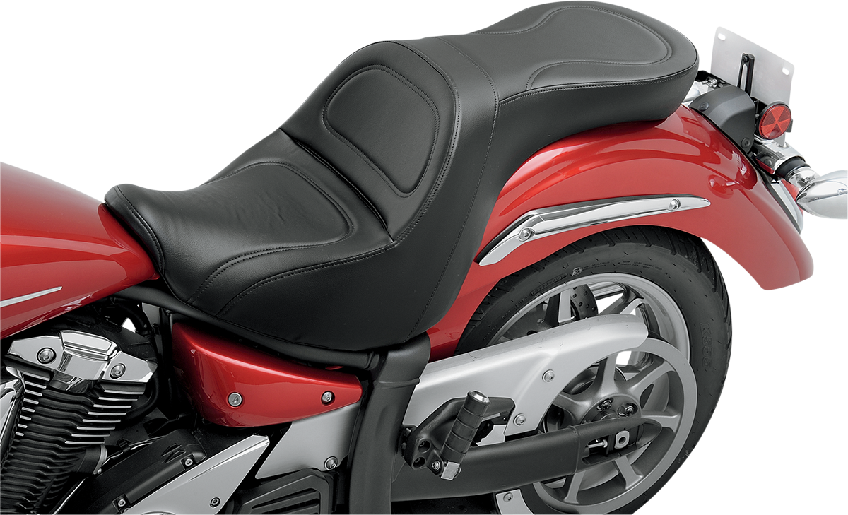 SADDLEMEN Seat - Explorer* - without Backrest - Stitched - Black - XVS1300 Y07-13-029