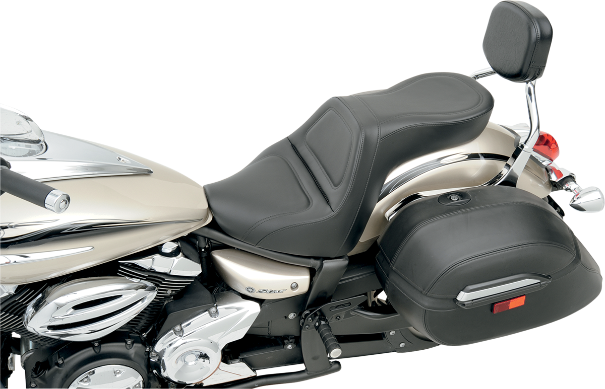 SADDLEMEN Seat - Explorer* - without Backrest - Stitched - Black - XVS950 Y09-14-0291