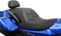 Thumbnail for SADDLEMEN Seat - Roadsofa* - Without Backrest - Full Lattice Stitch - Black - Gold Wing '14-'17 H23-20-182