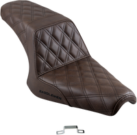 Thumbnail for SADDLEMEN Step-Up Seat - Full Lattice Stitch - Brown Y13-16-175BR
