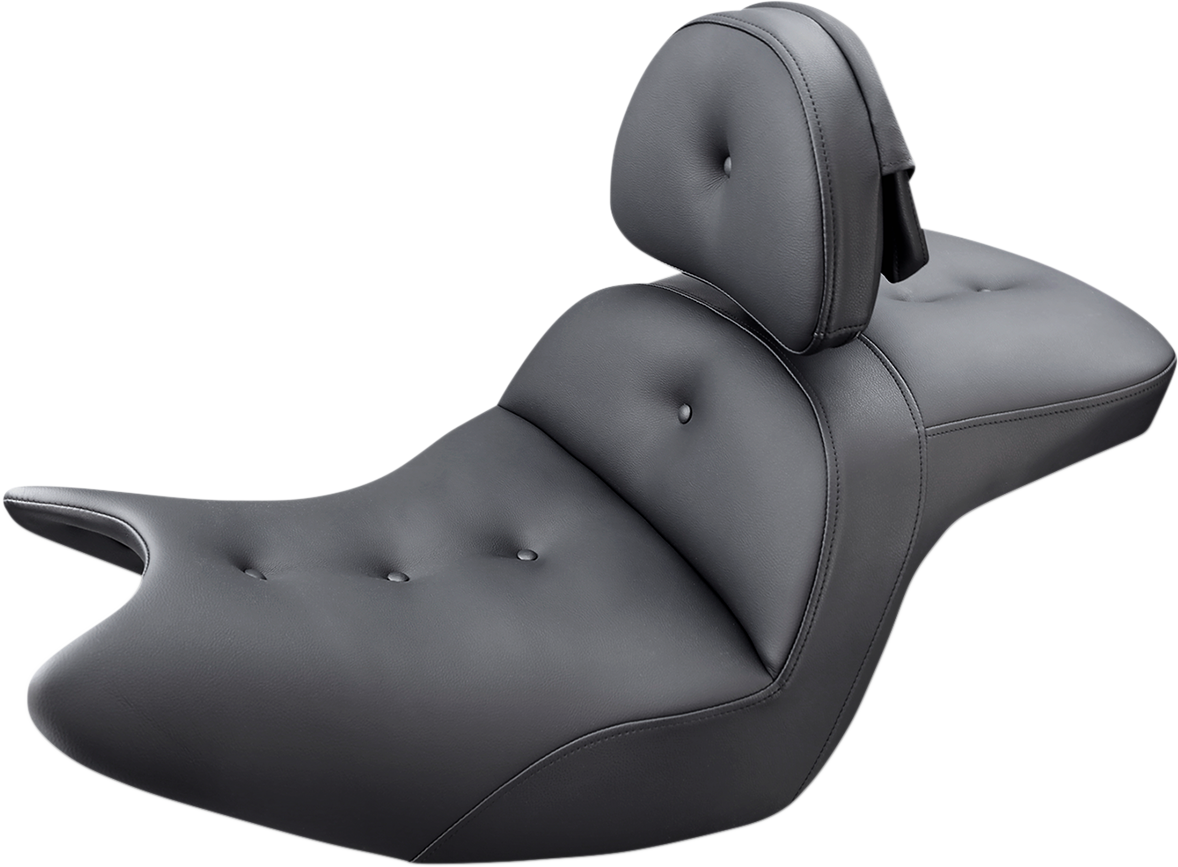 SADDLEMEN Seat - Roadsofa* - With Backrest - Pillow Top - Black H18-07-181BR