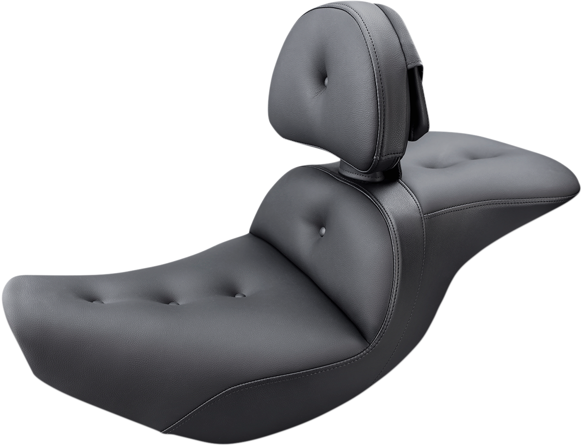 SADDLEMEN Roadsofa* Seat - Pillow Top - With Backrest - Indian I14-07-181BR