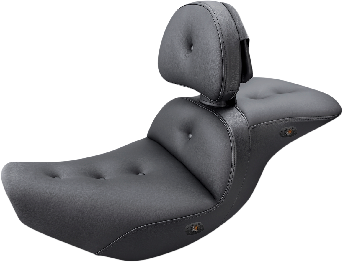 SADDLEMEN Pillow-Top Heated Roadsofa* Seat - With Backrest - Indian I14-07-181BRHCT