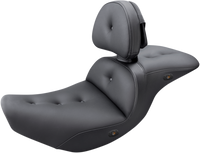 Thumbnail for SADDLEMEN Pillow-Top Heated Roadsofa* Seat - With Backrest - Indian I14-07-181BRHCT