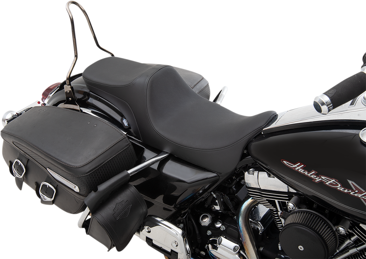 DRAG SPECIALTIES Predator III 2-Up Seat - Smooth - FL '08-'22 0801-1303