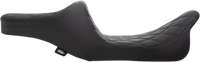 Thumbnail for DRAG SPECIALTIES Predator III 2-Up Seat - Double Diamond - Black Thread - FL '99-'07 0801-1308