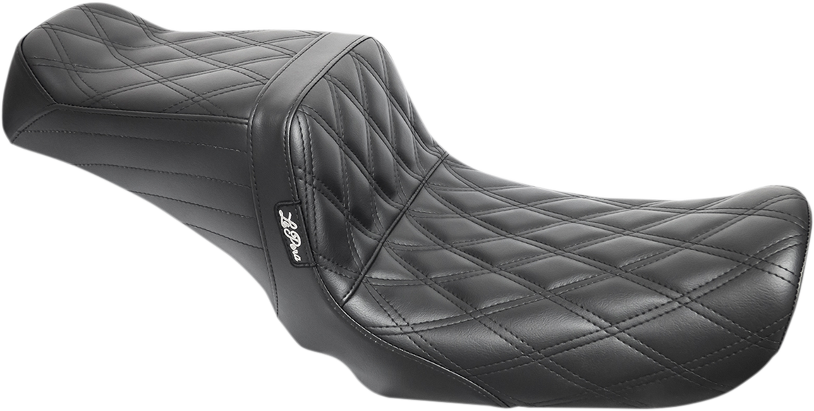 LE PERA Tailwhip Seat - Double Diamond - Black - FXD '99-'03 LN-581DD