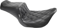 Thumbnail for LE PERA Tailwhip Seat - Double Diamond - Black - FL '08-'23 LK-587DD